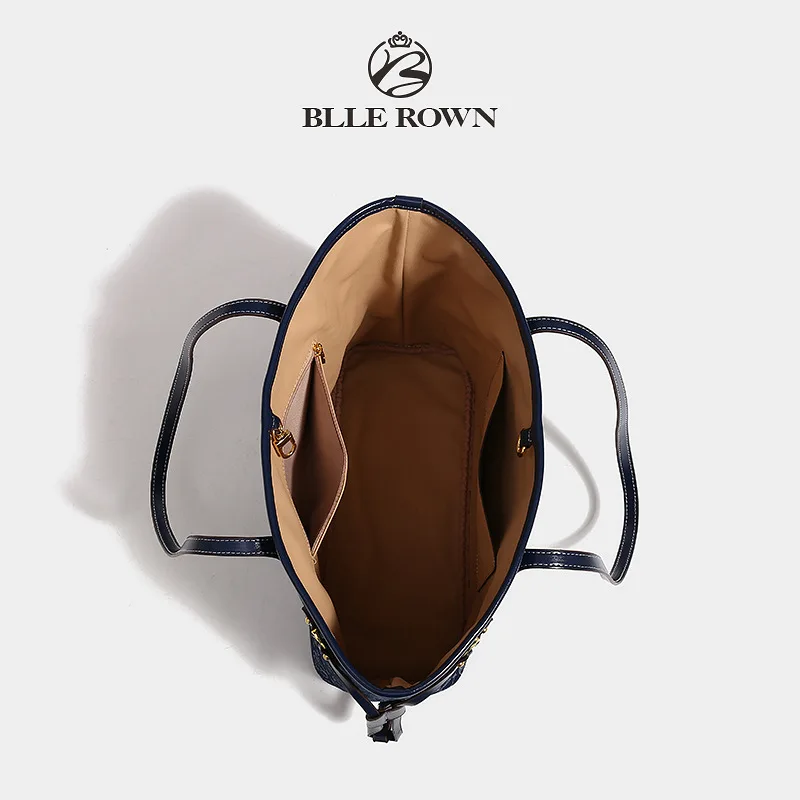 Ярко-голубая женская сумка на одно плечо из ПУ кожи