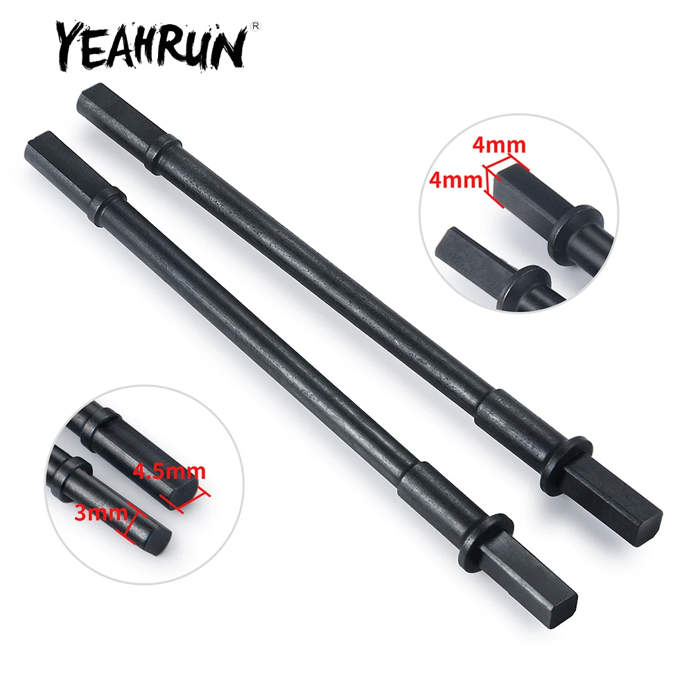 

YEAHRUN, металлический задний мост, CVD приводные валы для Axial SCX10 III AXI03006, Гладиатор AXI03007 Wrangler 1/10, детали для радиоуправляемого гусеничного автомо...