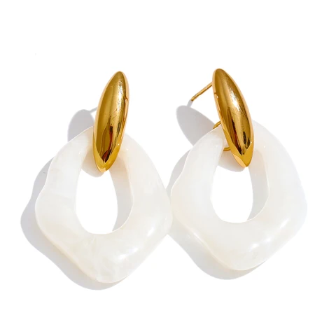 Yhpup серьги-капельки из полимера