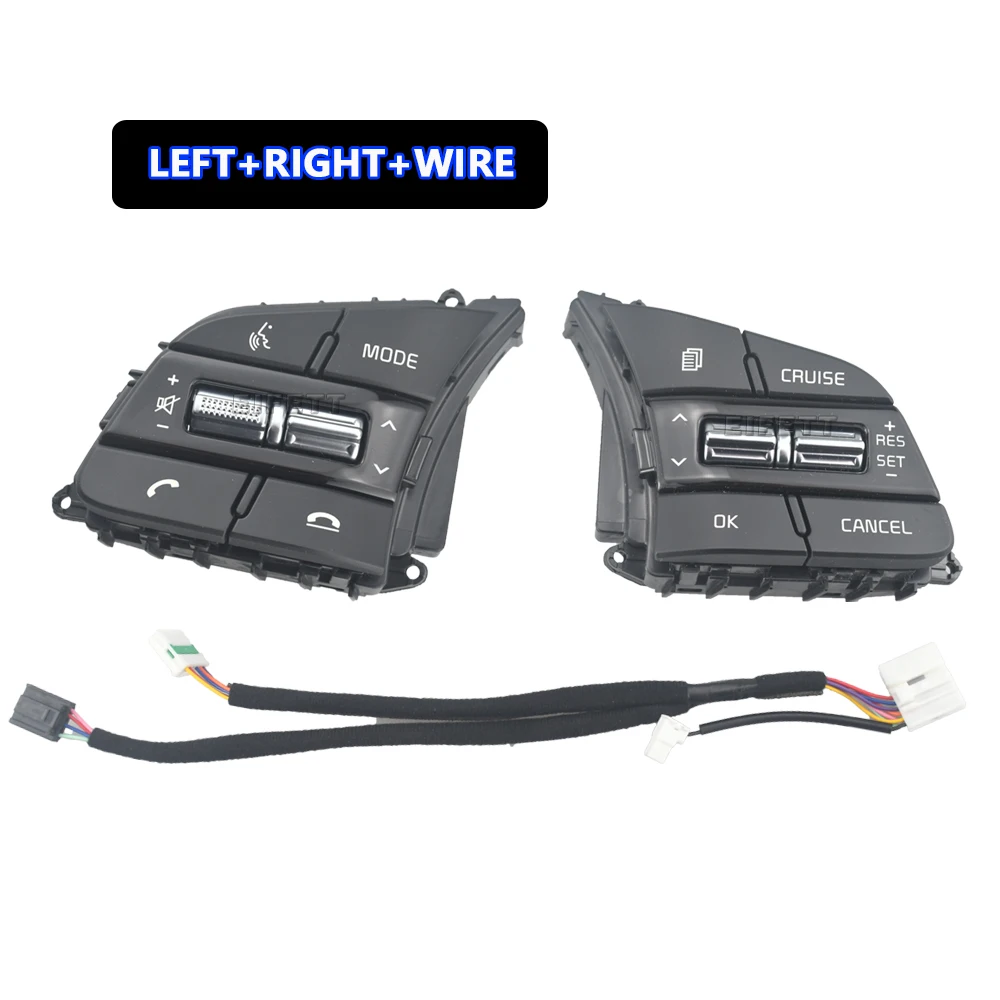 

Многофункциональные кнопки аудиокруиз-контроля на руле с подсветкой для KIA CERATO K3 2019 2020 2021 2022 2023