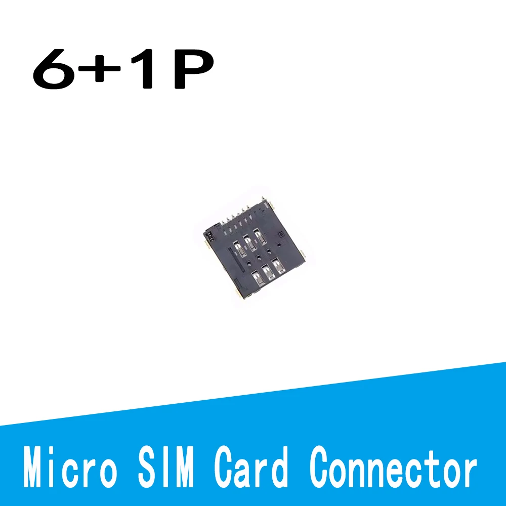 

1 шт. Новый Micro SIM-карта Разъем патч самопирсинг 6 + 1 P / 8 + 1 P SIM стандартная SIM-карта