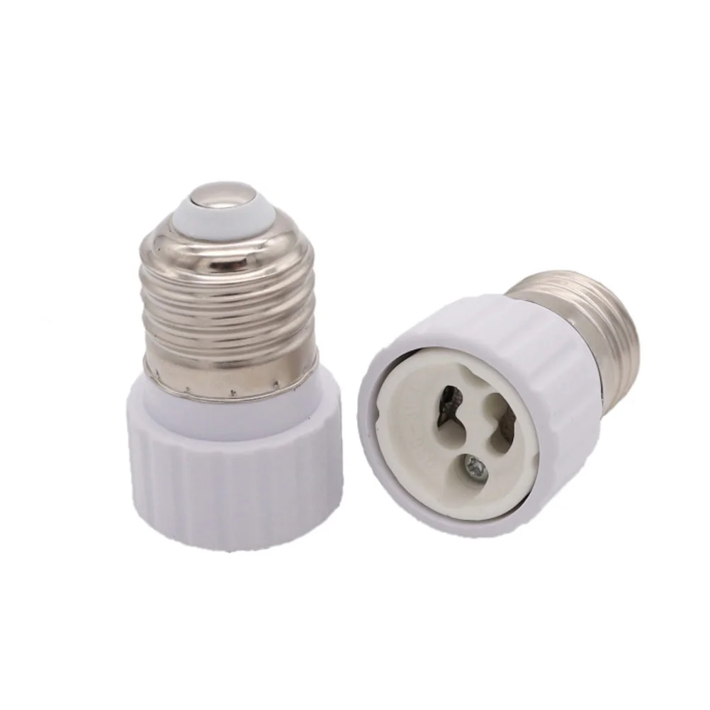 

6pcs E27 Lamp Holder to GU10 Lamp Holder Adapter Transverter Converter Lamp Socket Adoaper for Home (White)