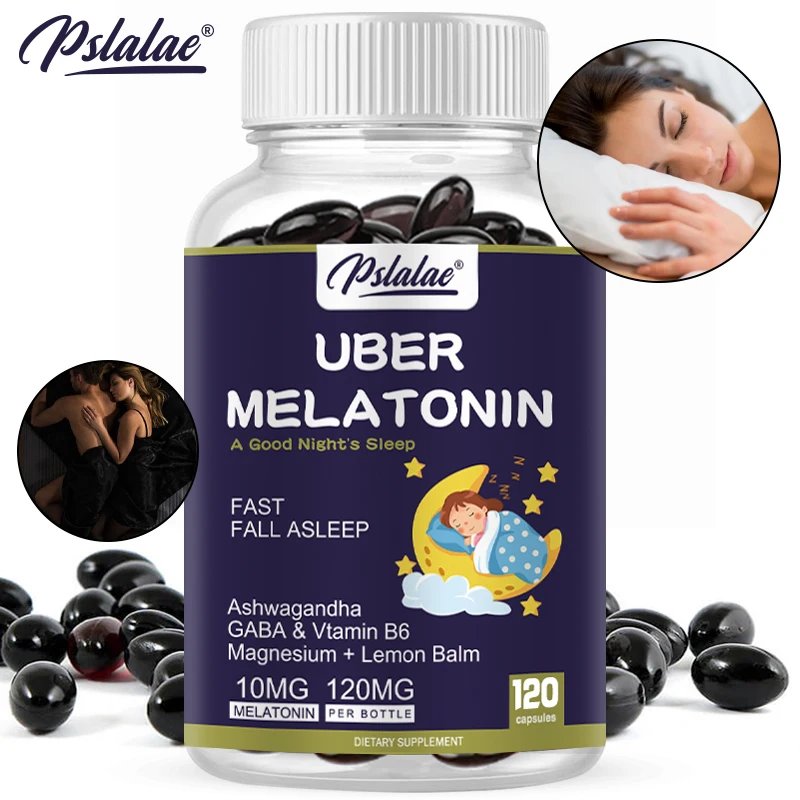 

Melatonin Capsules for Adults 10mg Contains L-Theanine, Ashwagandha and More To Enhance Circadian Rhythm and Nervous System