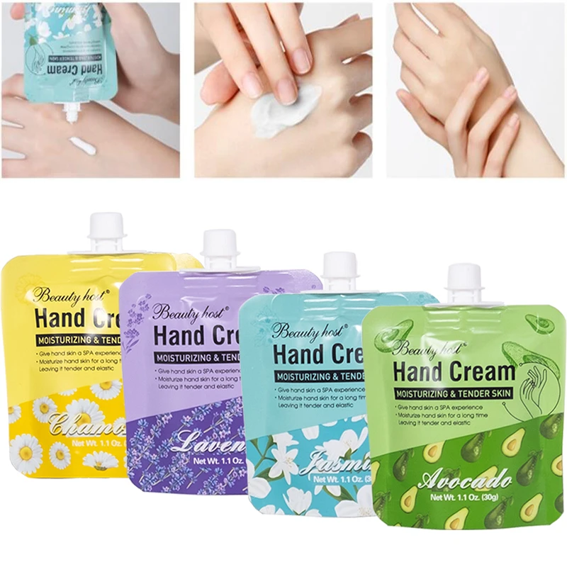 Portable Fruit Plant Hand Cream Moisturizing Nourishing Anti-Aging Anti Chapping Whitening Hand Lotion For Dry Skin Hand Care