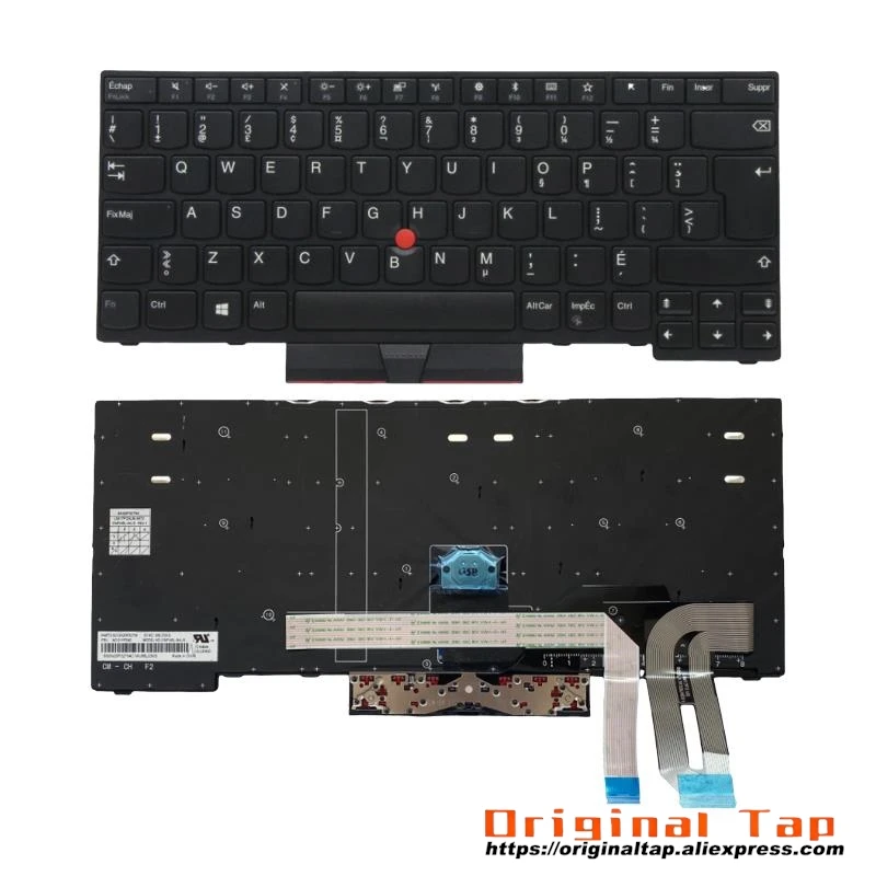 Канадская французская клавиатура CFR для Lenovo Thinkpad E495 E480 E485 E490 T480S T490 T495 P43S L480 L490 L380