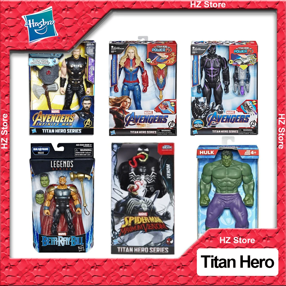 

Hasbro Marvel Titan Hero Black Panther Thor Ragnarok Figure with Power FX Pack Spiderman Toy for Birthday Christmas Gift E0616