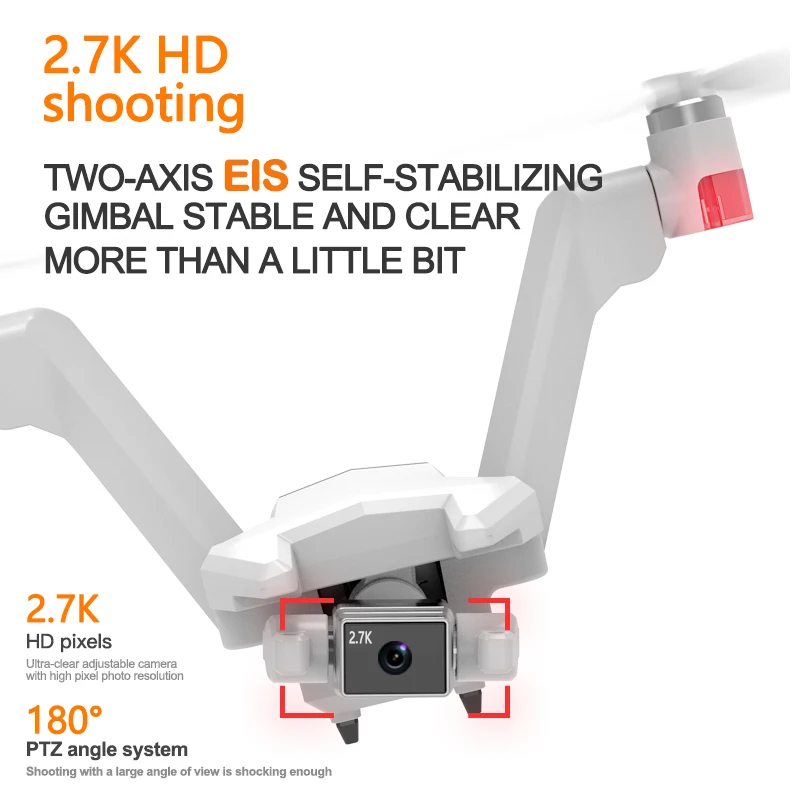 Новинка 2022 профессиональный Дрон L100 двойная HD камера EIS двухосевая шарнирная