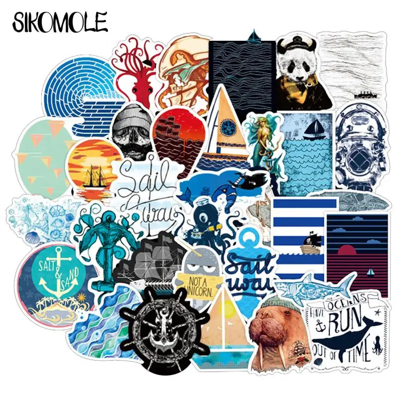 

10/30/50 шт., Мультяшные наклейки «Вояджер»