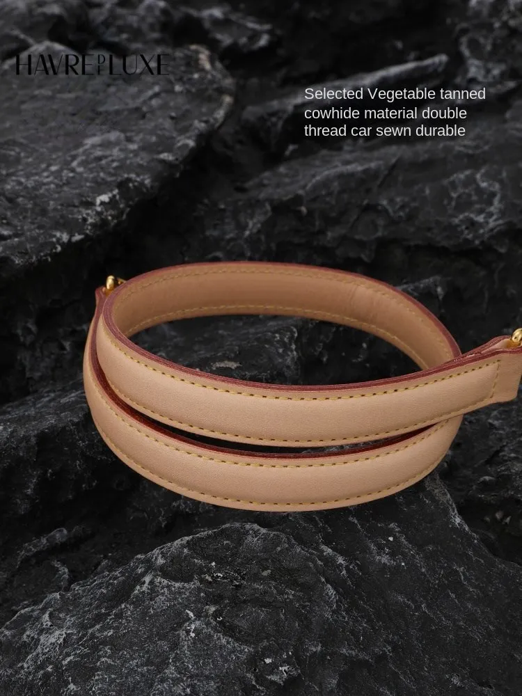 Short strap single-purchase accessories graceful modified armpit shoulder vegetable tanned color changing leather replacement