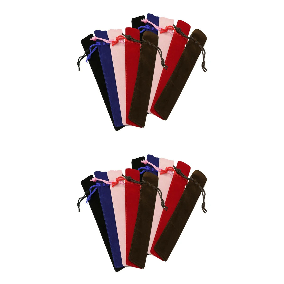 

2x Pen Storage Bag Pen Sleeve Pen Drawstring Bag Pen Case Pen Sleeve Bag