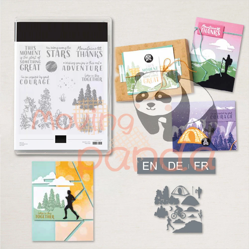 

2023 January-April Mini Catalogue JOURNEY New Clear Stamps And Metal Cutting Dies Sets For Scrapbooking Diy Christmas Dies