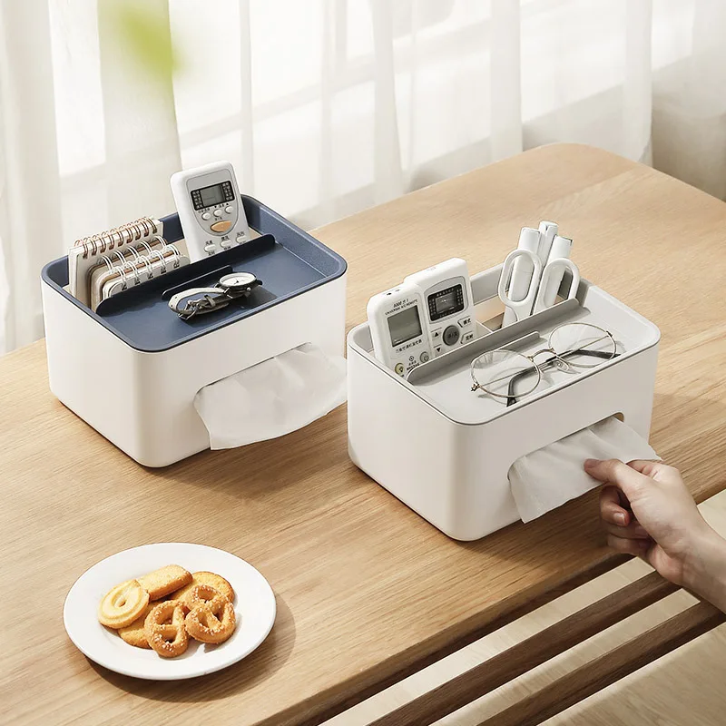 

Tissue Holder Household Paper Towel Storage Box Removable Tissue Case boîte à mouchoirs Lagerung Boxes for Home Office