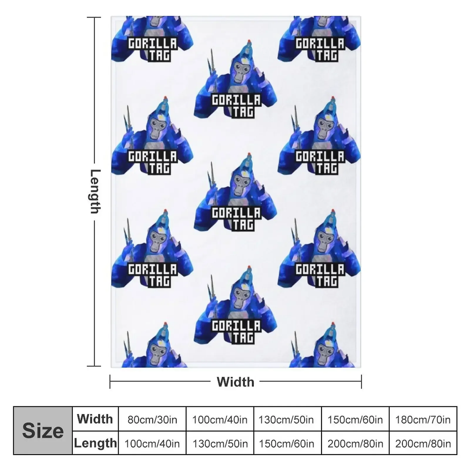 Gorilla Tag шапка &quotОбезьянка&quot by POLKART плед одеяло модное украшение для дивана