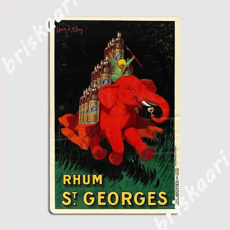 Фото Металлический знак Rhum St Georges, настенный декор, паб, гараж, печать, настенная роспись, жестяная вывеска, плакат №2