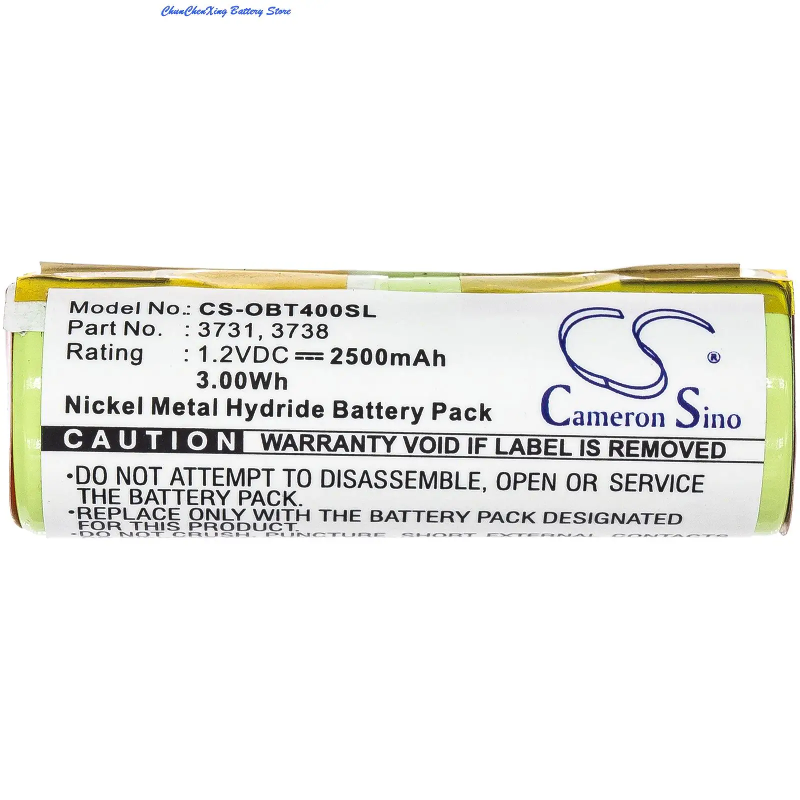 Cameron Sino 2500mAh Battery for Oral-B Triumph 4000 5000 9000 9400 9500 9900,Professional Care 8000 8300, please note the sizes