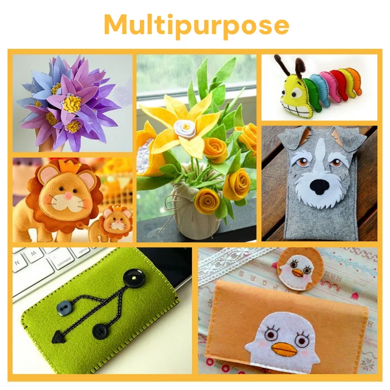 Мягкая фетровая ткань толщиной 1 мм 200/100x100 см нетканый фетр лист лоскутное шитье