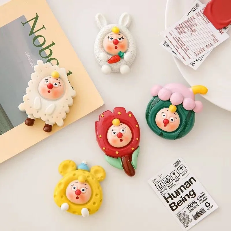 Новинка, милый мультяшный 3D держатель для телефона в виде сыра, печенья, корейское кольцо-держатель для телефона Tok Griptok для iPhone 14Pro, аксессуары, забавный держатель для телефона