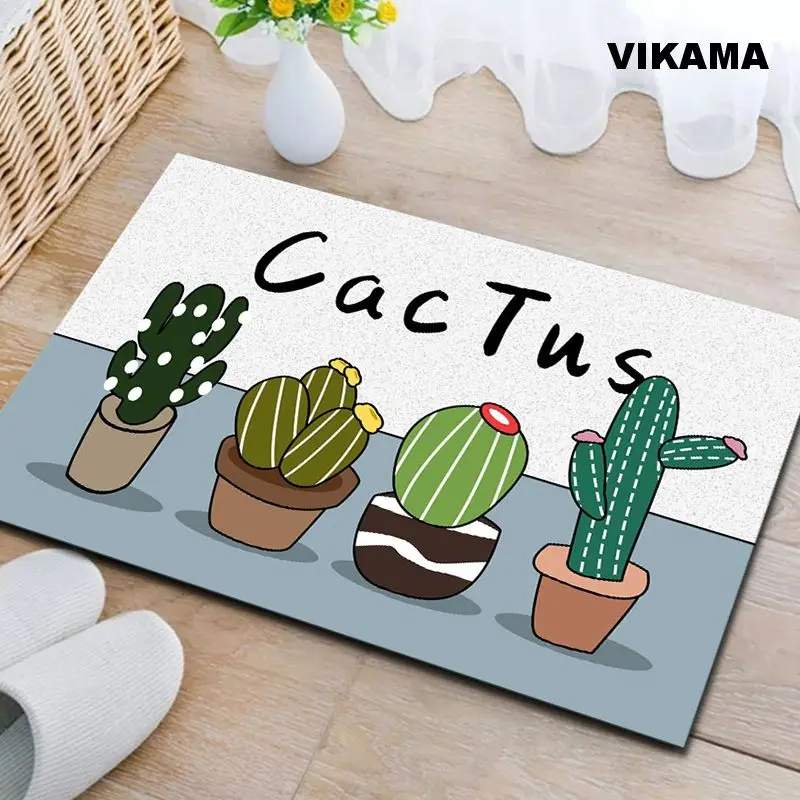 Бархатный Ковер VIKAMA Со Стразами Нескользящий Моющийся Коврик Для Двери Дома