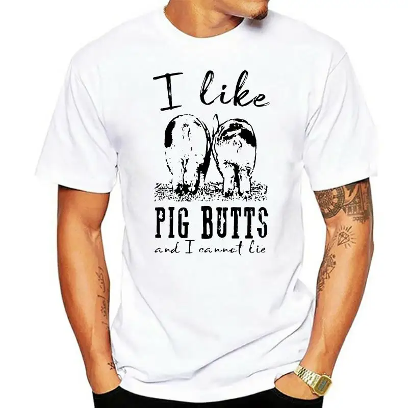 

I Like Pig Butts and I Cannot Lie Farm Fun Pig T-shirt Keto Low Carb Life Tee