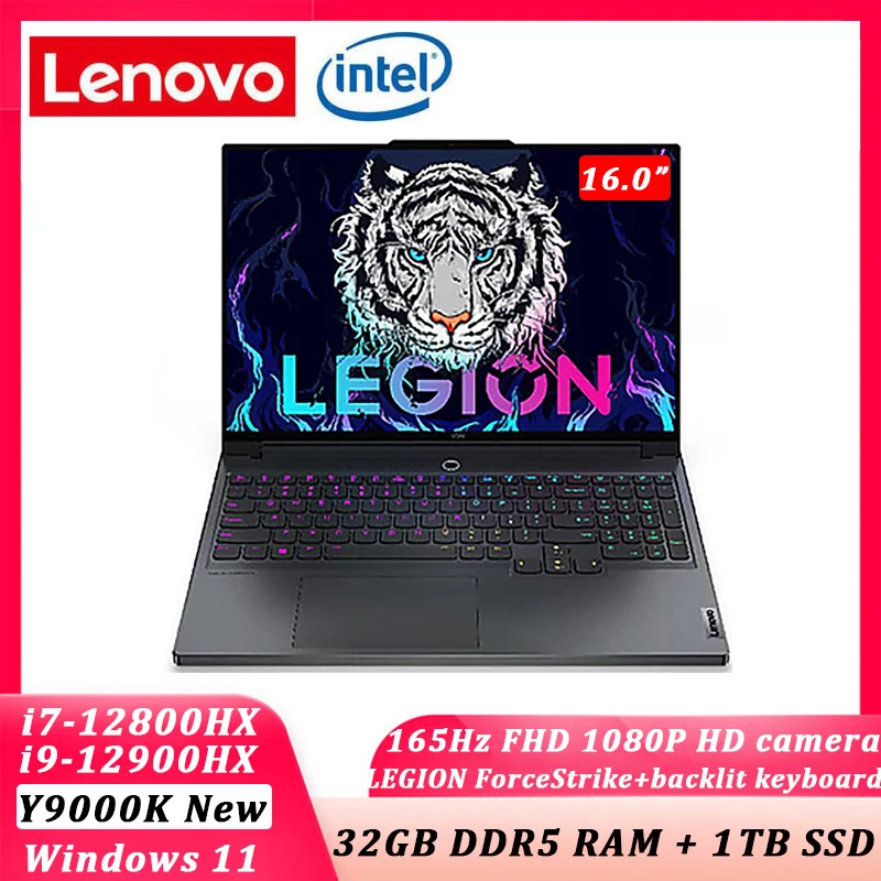 2022 New Lenovo LEGION Y9000K Gaming Laptop Intel Core i9-12900HX Windows 11...