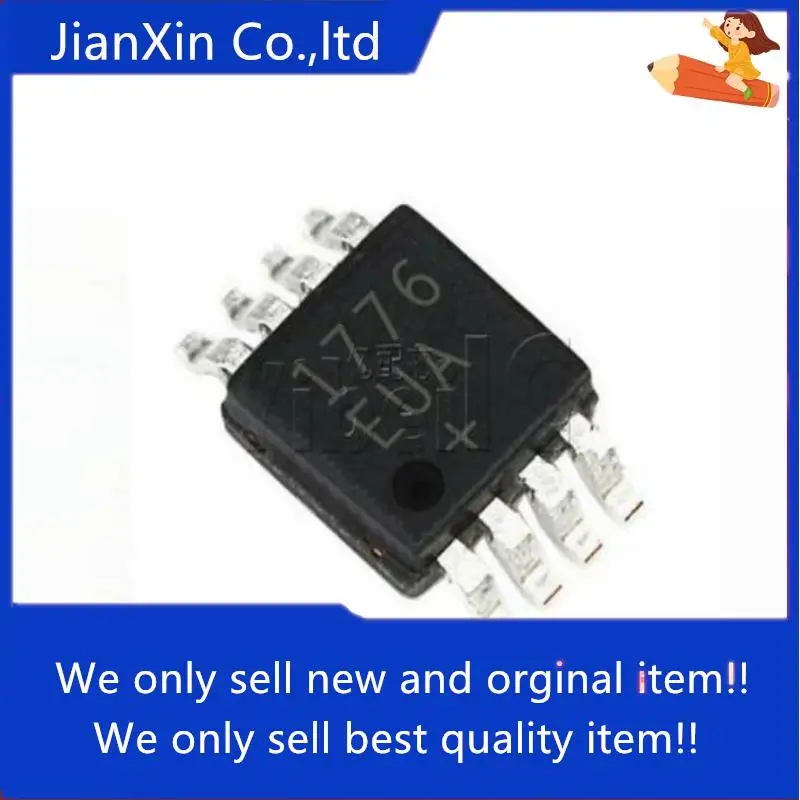 

10 шт., 100% оригинальный новый коммутационный регулятор MAX1776EUA + T MSOP8, 600 мА, 5 В