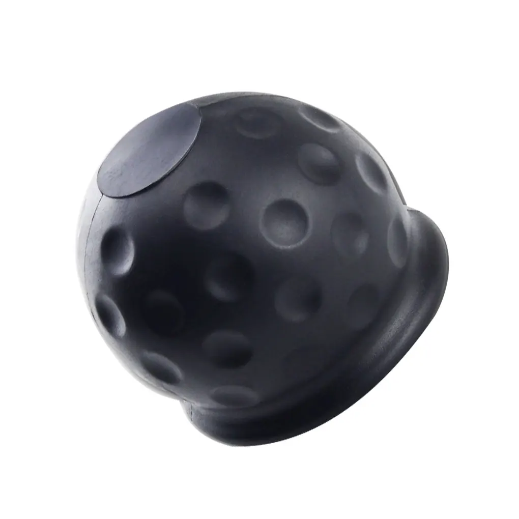 

Rubber Trailer Tow Bar Ball Cover Flexible Solid Color Replacement Truck Automotive Vehicle Towing Guard Accessories