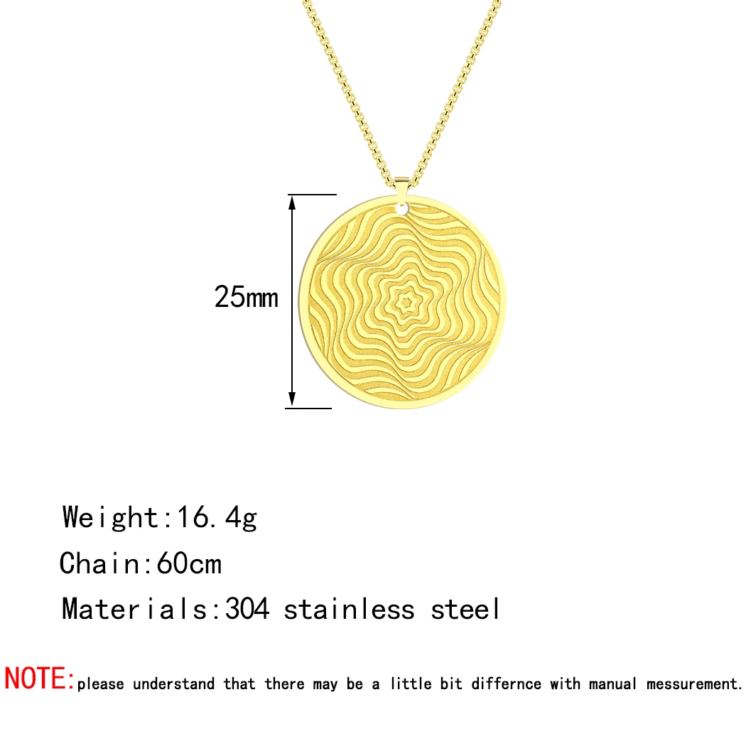 CHENGXUN Geometric Magic Star Opart Necklace Men Women Classy Jewelry Unique Handmade Eternal Friendship Bestie Gift for her him