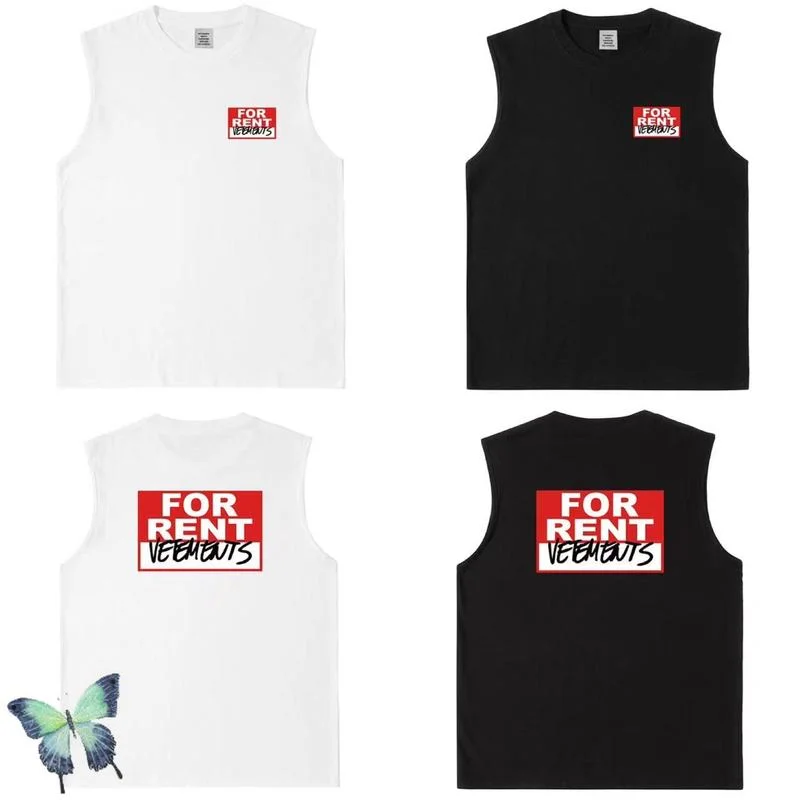 

2022 Summer Basketball Dress Sportswear VETEMENTS Cotton Short Sleeves T-shirt