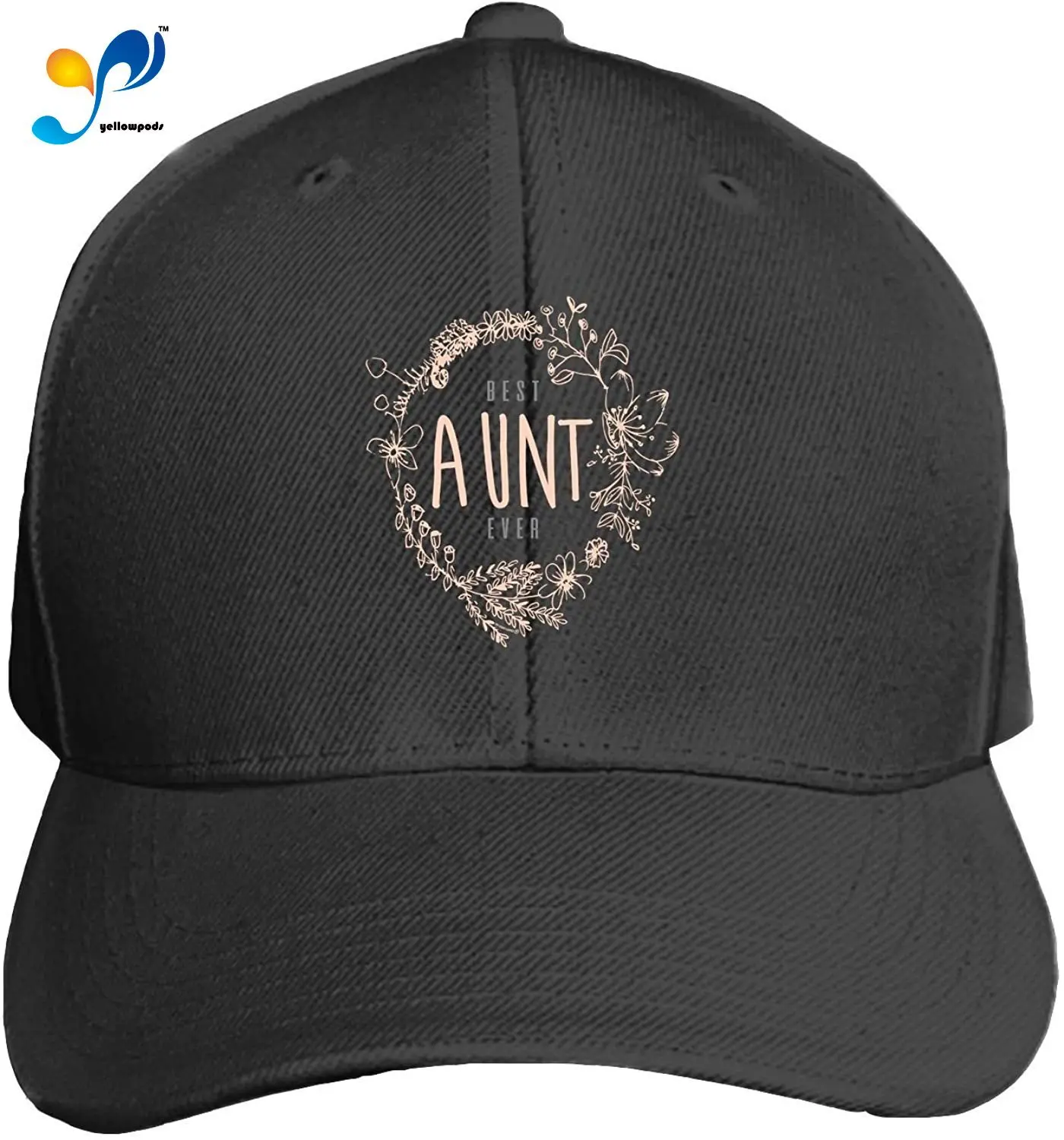 

Peaked Hat Best Aunt Ever Adjustable Sandwich Baseball Cap Cotton Snapback