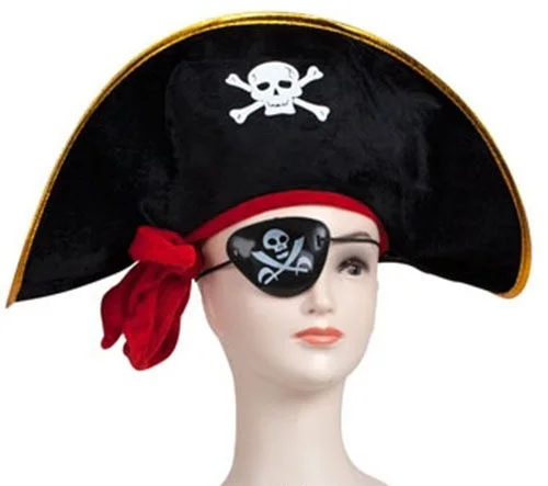 

Captain Jack Children 'S Pirate Hat and Eye Headband Set