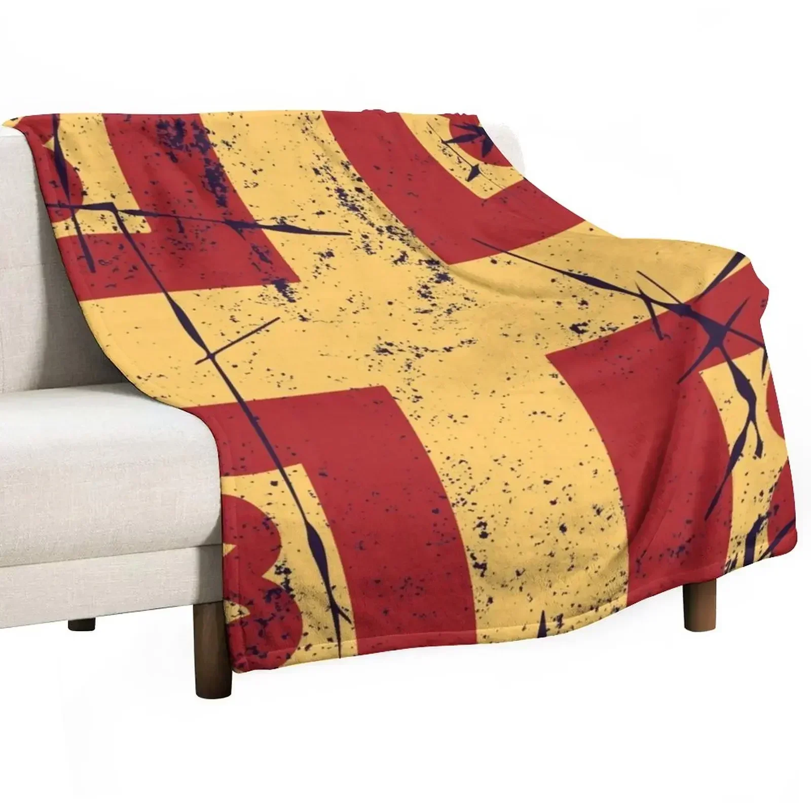 Византийский флаг Восточная римская империя Плед Винтажные теплые одеяла