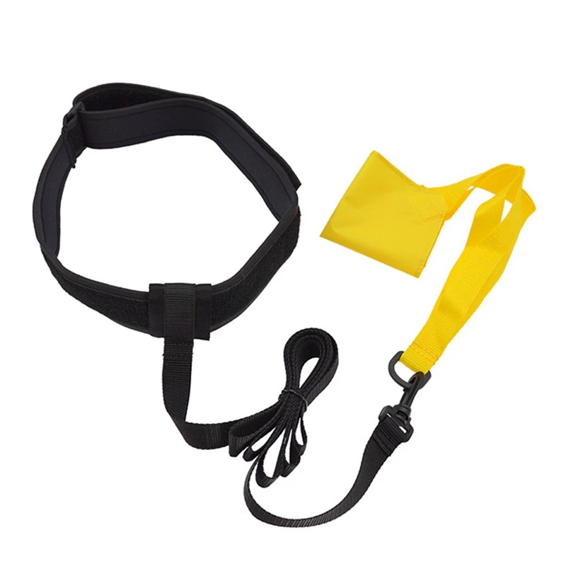 

2X Swim Training Belt Resistance Parachute,Swim Tether Stationary Swimming, Swim Harness Static Swimming Belt