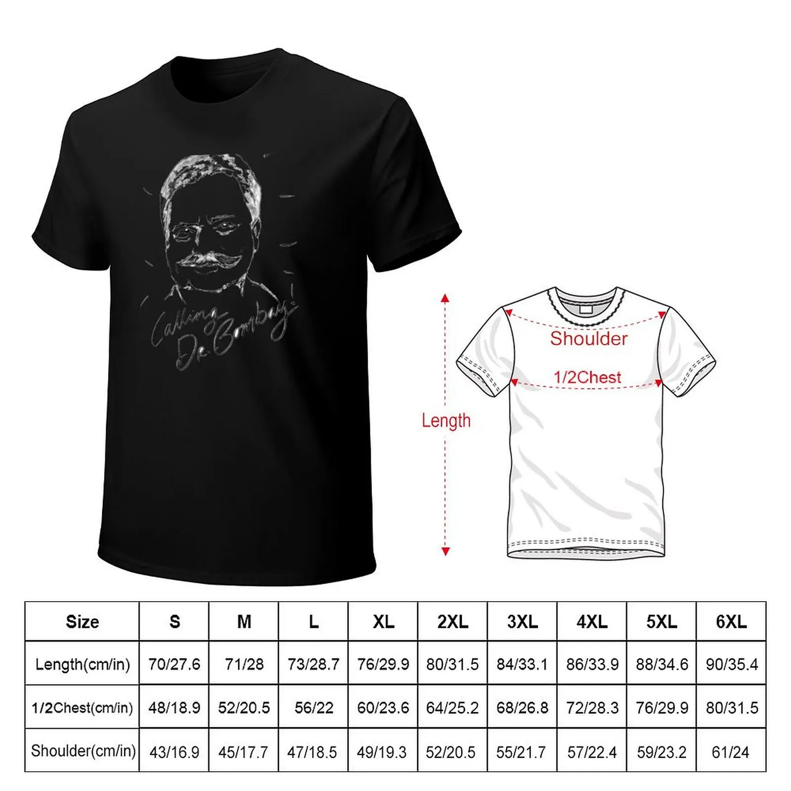 Фото Calling Dr Bombay Bewitched T-Shirt Festive Simple T-Shirt №2