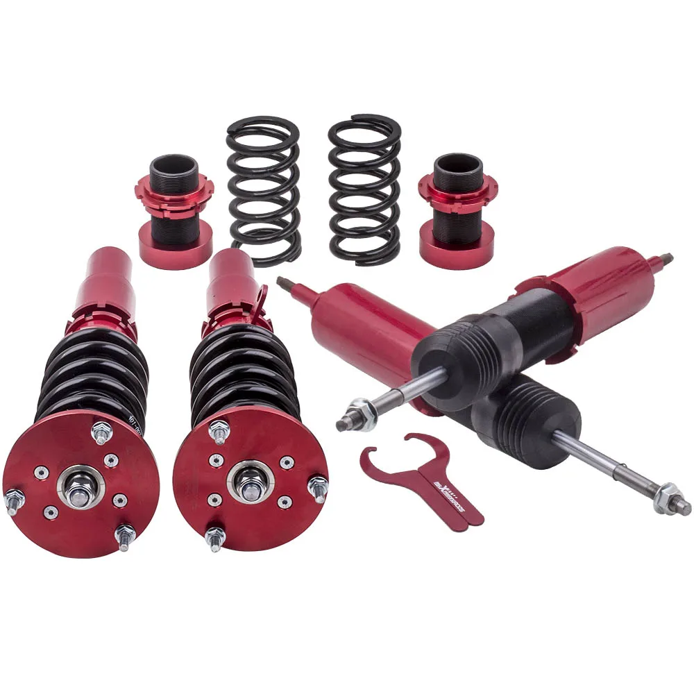 

Coilover демпфер Shock 4PC Adj. Противоудары высоты для BMW 3 серии E90 2006-2013 Красный для 335i 330i 328i 325i 323i 320i 2006-2011