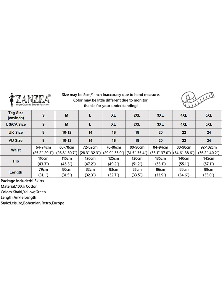 Юбка ZANZEA Женская длинная эластичная с завышенной талией однотонная элегантная