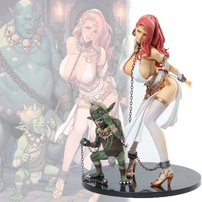 

[In Stock]Native FROG Original Character The Alluring Queen Pharnelis Imprisoned by Goblins 1/6 PVC Action Figure Collection