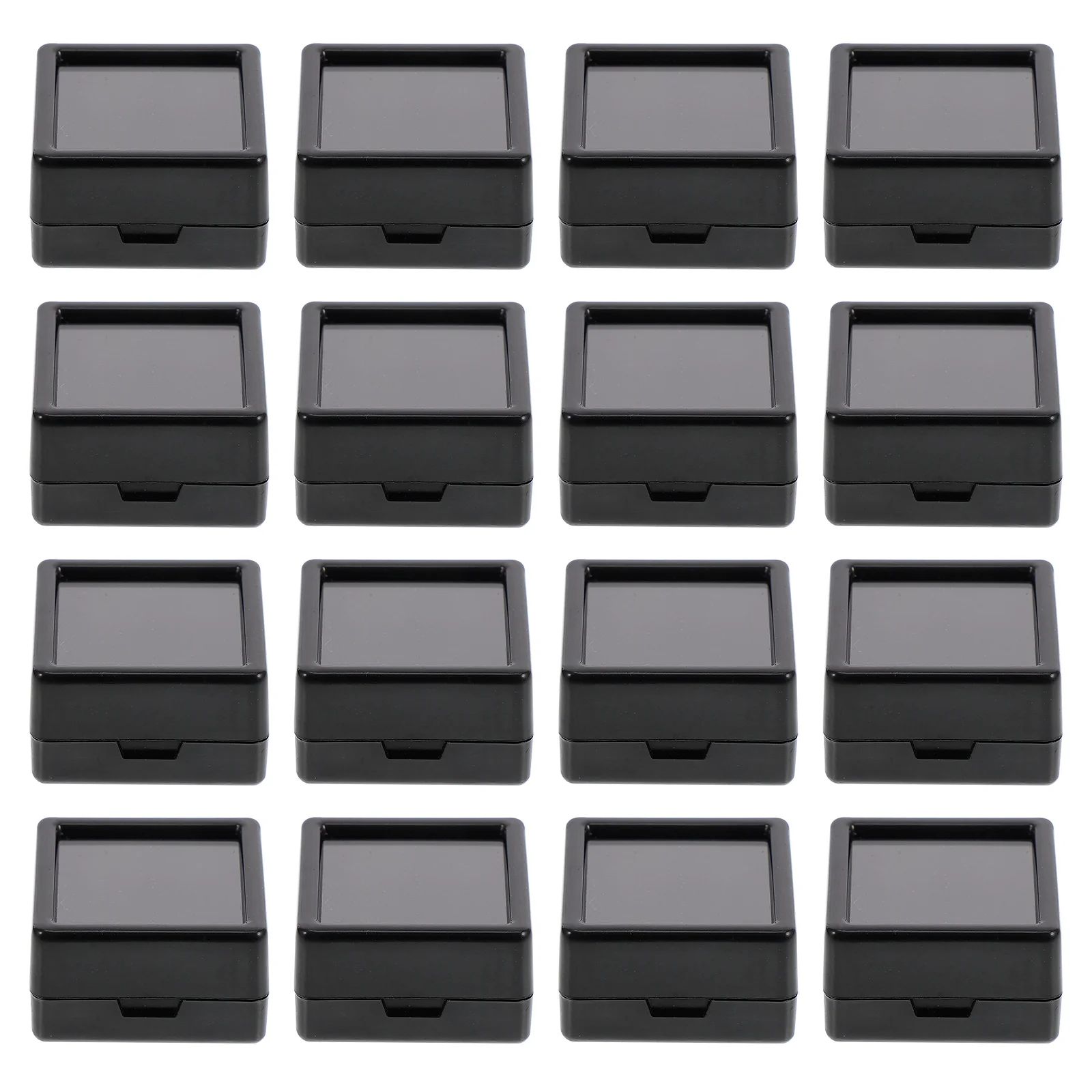

24pcs Jewelry Box Container Jewelry Display Box Gemstone Display Box with Clear Lid