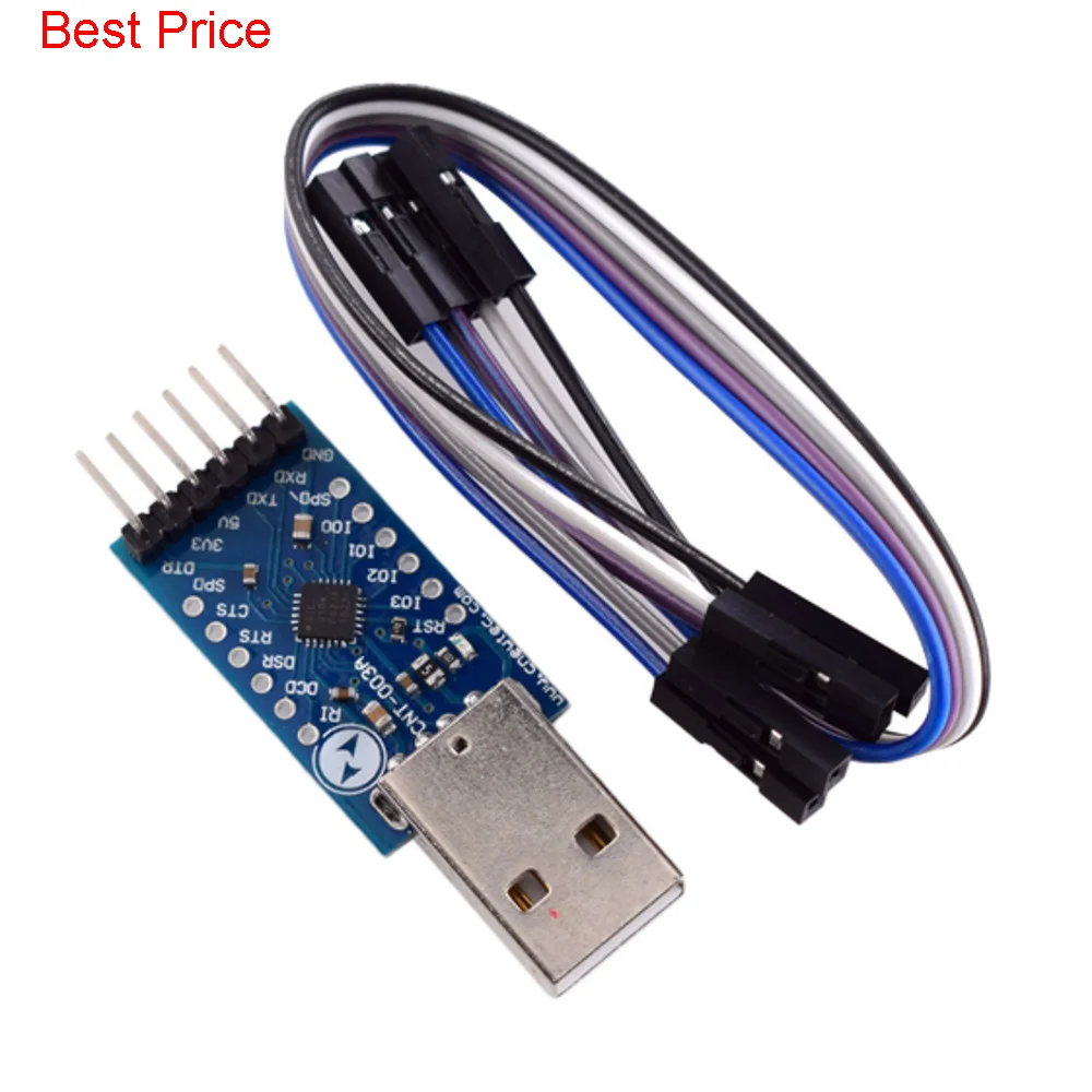 

50Pcs Cp2104 Usb to Ttl Usb to Serial Port Module Uart Stc Downloader Brush Wire for Win 8/ 7/ Xp/ 2k/ Ce/ Linux/ Mac System