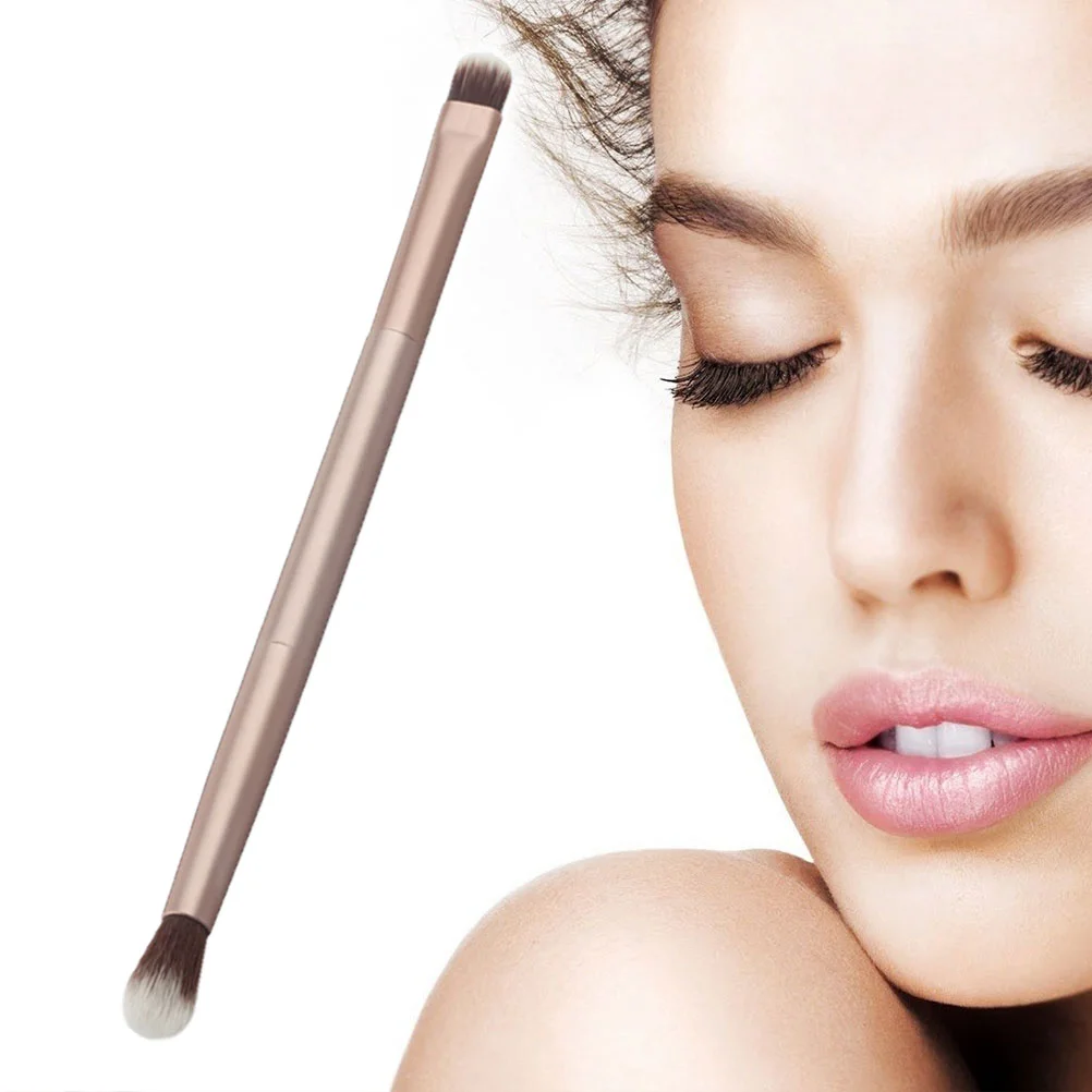 

Brush Makeup Eyeshadow Double Ended Head Brushes Woman Eyeliner Professional Applicator Fine Dual Kit Soft