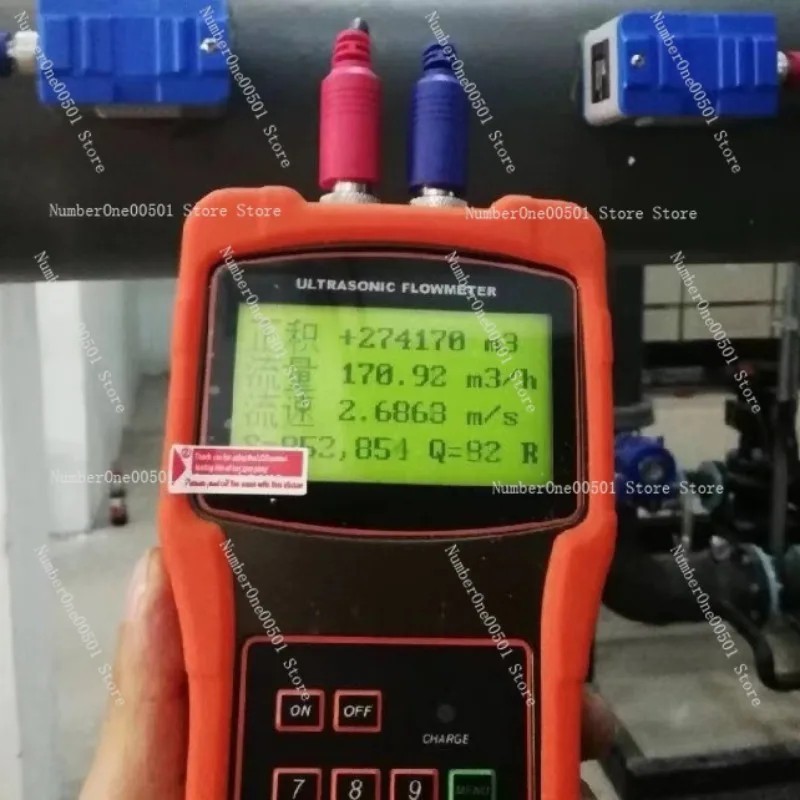 Ручной портативный ультразвуковой расходомер TUF-2000H/HT-2000H внешний зажим