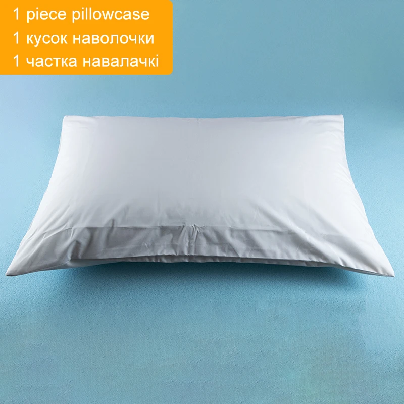 

Easyum Home Decor Luxury White Waterproof Bed Room Decorative Full Queen King Size Pillow Case Covers with Zipper