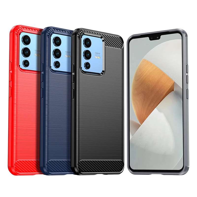 Фото Противоударный силиконовый чехол для Vivo V23 №1