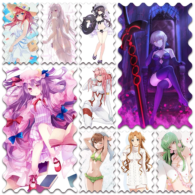 

New Anime Full Diamond painting mosaic embroidery Saber Patchouli Manga Sexy Beauty Girl Mikoto C.C Itsuki Zero Two Asuna A025