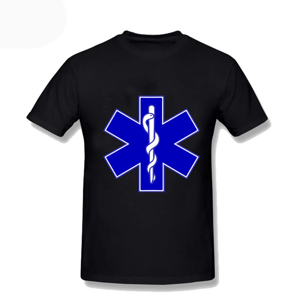 

Men's EMT Emergency Ambulance Tshirts Funny Harajuku Tshirts Male Black Oversized Unisex Top Tees Couple Clothes T-shirts 3XL