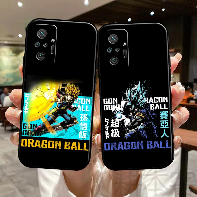 

Dragon Ball Anime Phone Case For Xiaomi Redmi Note 9T 9S 9 Pro Max 10 10X 10 Pro Max 10T 10S 5G Back Soft Liquid Silicon