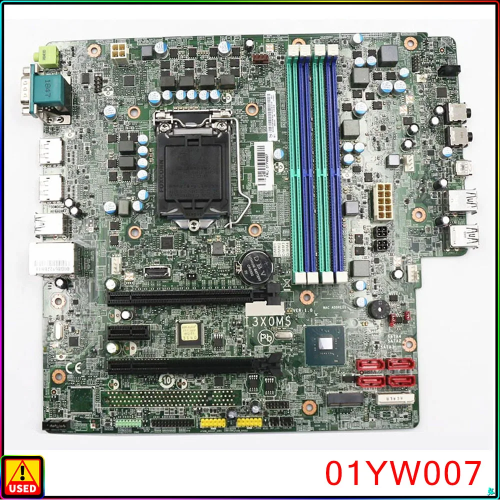 Б/у 100% протестированная материнская плата ThinkStation P330 для рабочей станции I3X0MS VER: 1,0 FRU 01YW007 01YW008 1151 C246 DDR4