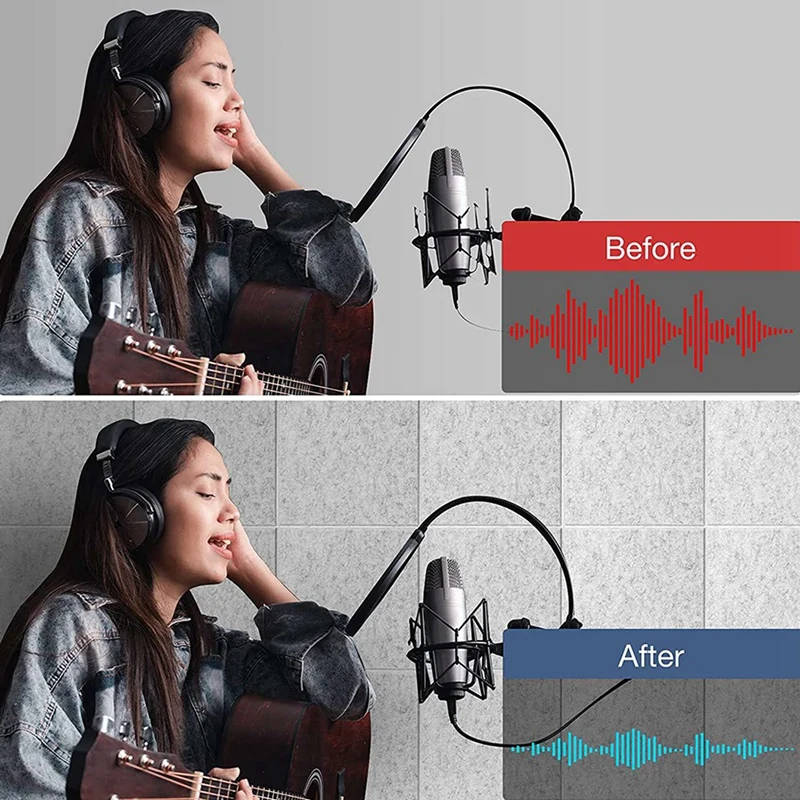 36 шт. самоклеящиеся акустические панели 12X12X0 4 дюймов