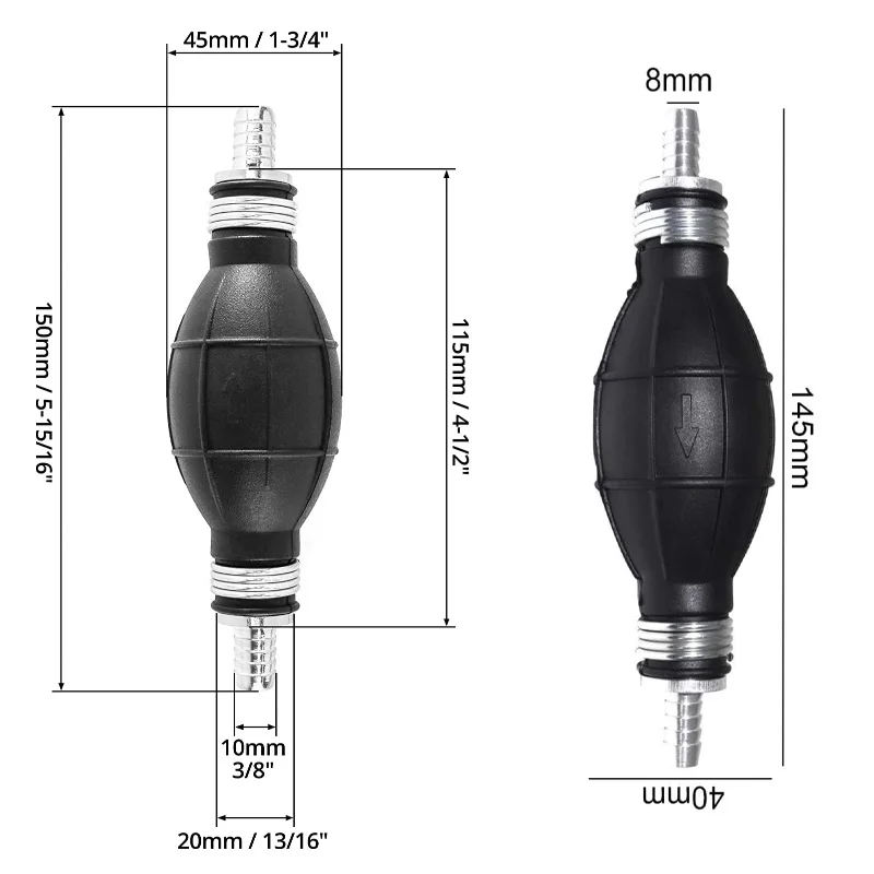 1 шт. Универсальный Топливный насос Rubbe ручная праймер лампа бензиновый дизельный