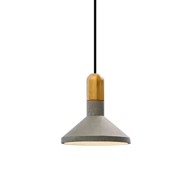 Скандинавский дизайн бетонный подвесной светильник ручной работы столовая