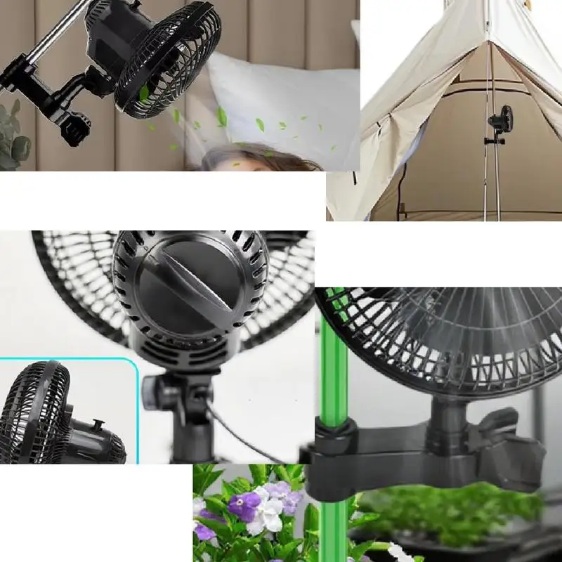 

Пластиковый вентилятор с зажимом для палатки